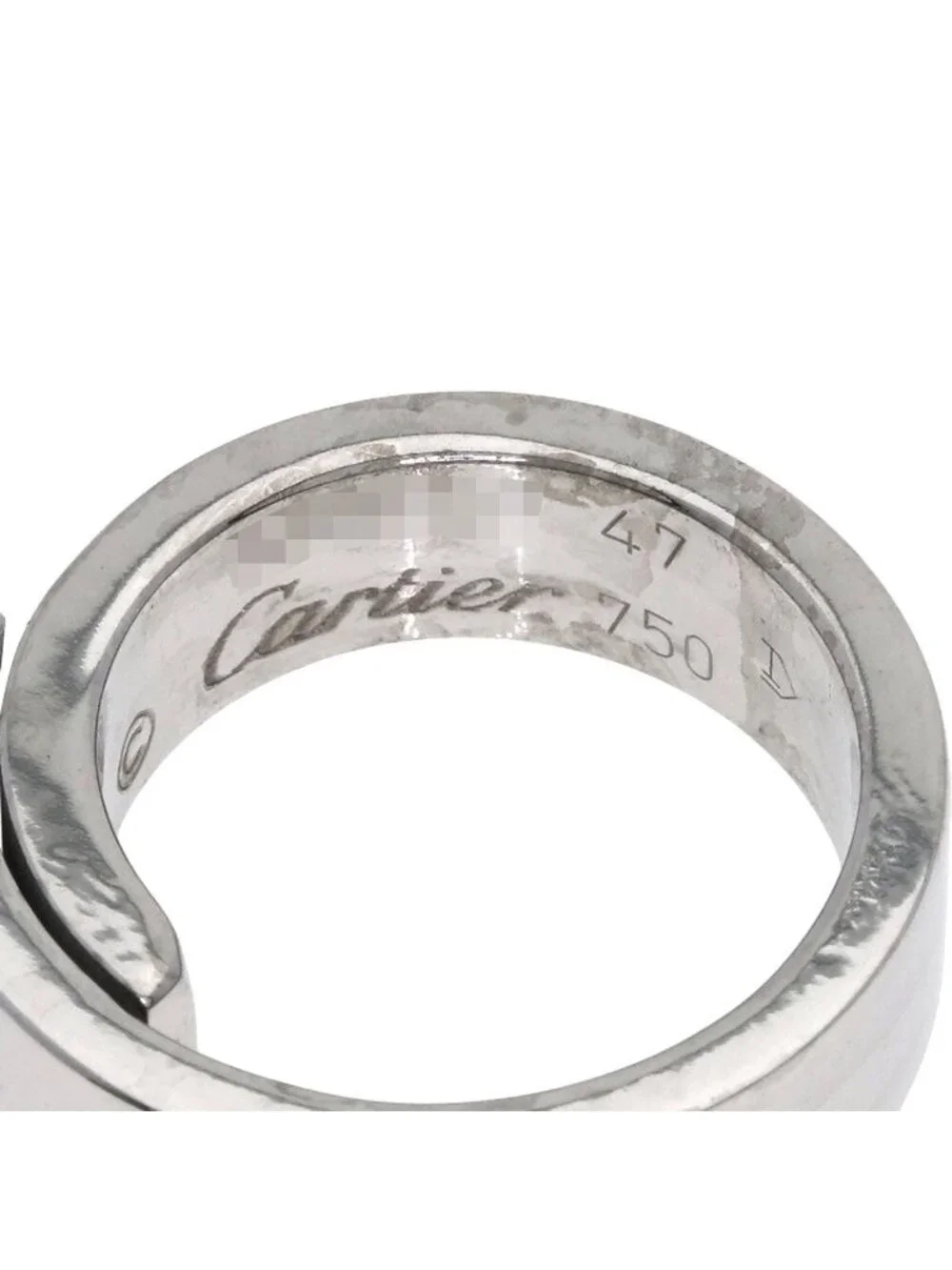 Cartier Anniversary Diamond 47 Ring 18k White Gold